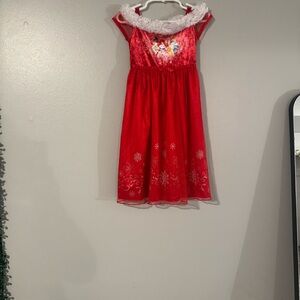 Disney Red Dress with White Trim